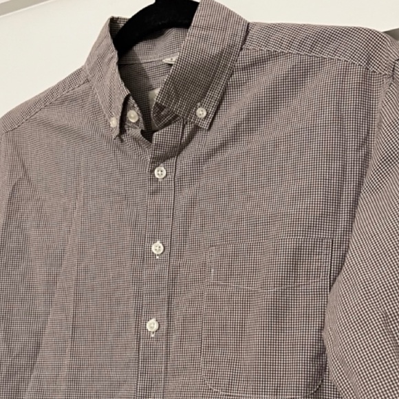 Frank & Oak Men's Checked Long Sleeved Button Down, Size Small - Picture 3 of 7